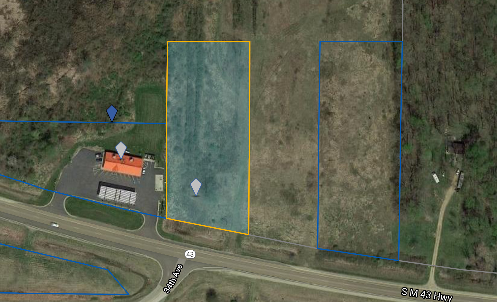 3 acres